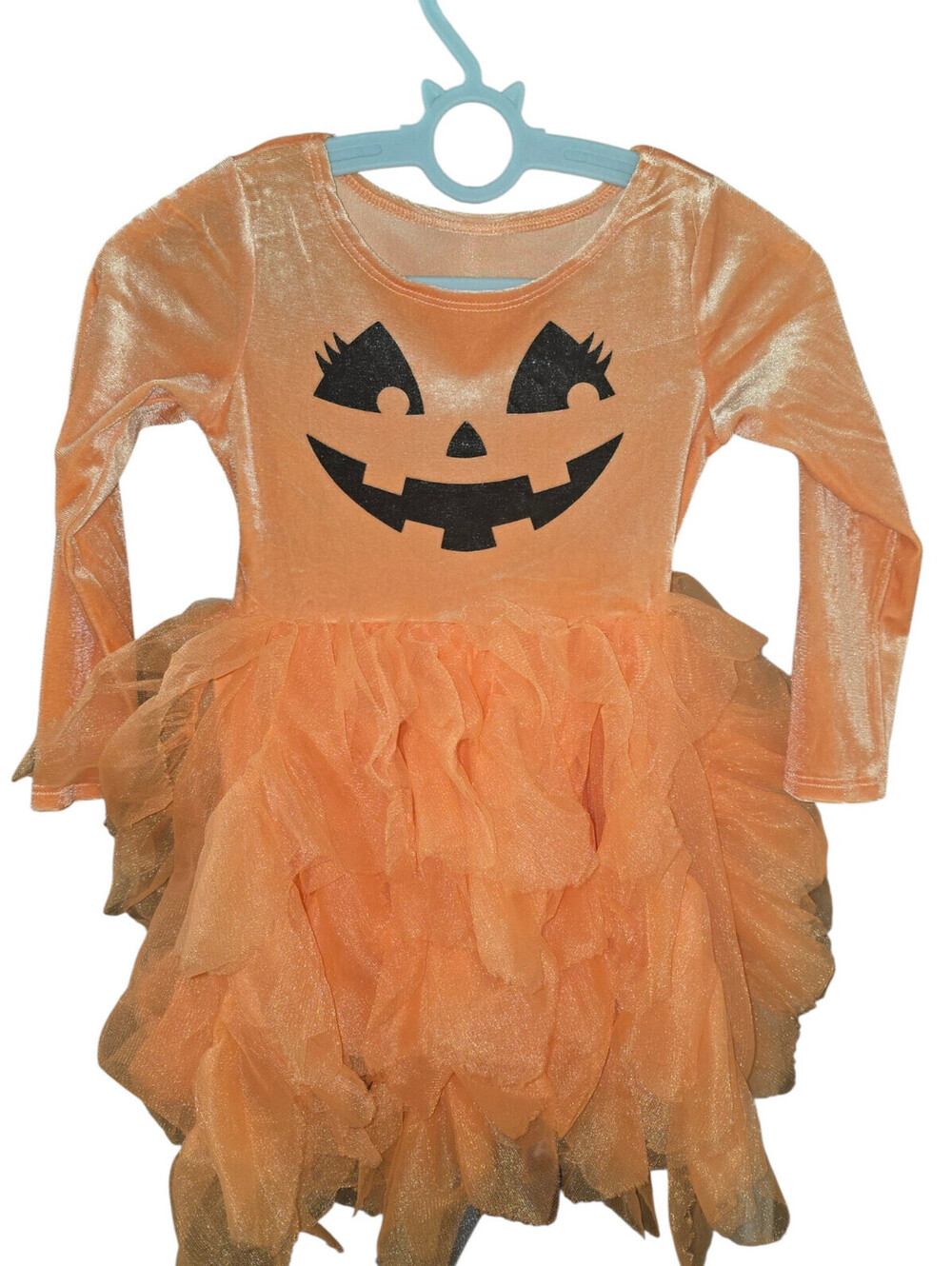 Mad Engine Girls Jack-O’-Lantern Pumpkin Halloween Costume Dress Size 3T Orange